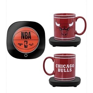Uncanny Brands NBA Chicago Bulls Logo Mug Warmer with Mug